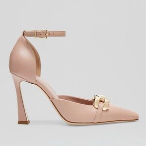 SCANLAN THEODORE Gold Trim Heels Pumps 9.5 - NEW - Size 36